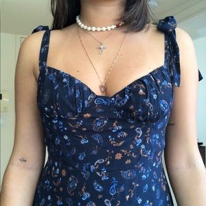 Aritzia Patterned Mini Dress